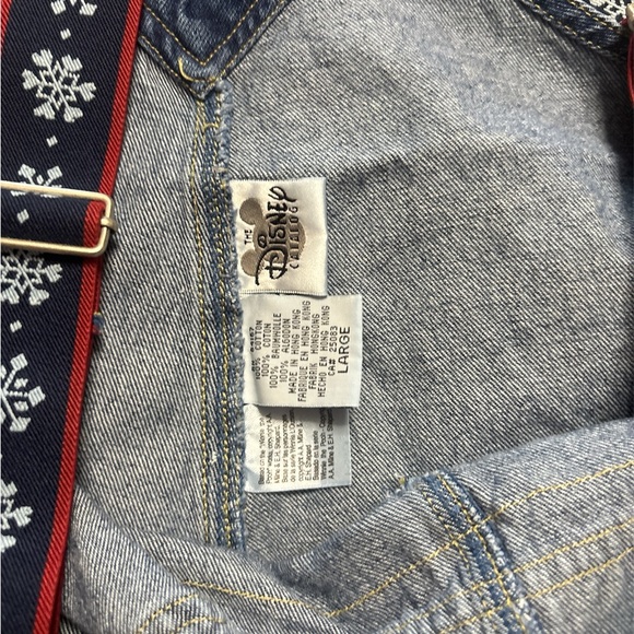 Disney Blue Denim Overalls with Winnie the Pooh Characters - Picture 5 of 5